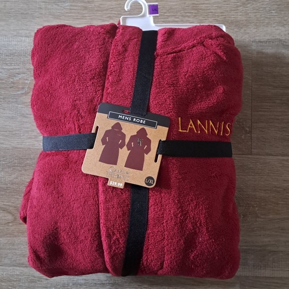 Bioworld Other - Game of Thrones Men's Robe Burgundy Size Large / Extra Large New